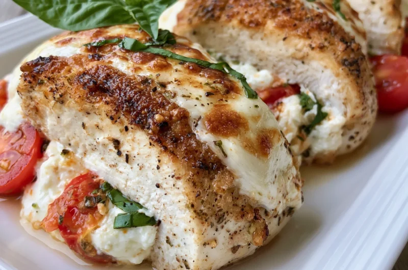 Easy Caprese Stuffed Chicken Recipe