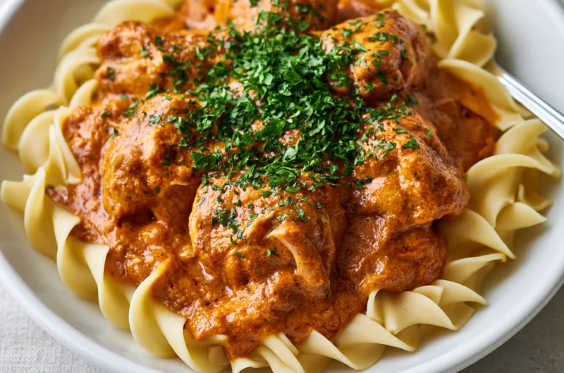 Easy Hungarian Chicken Paprikash Recipe