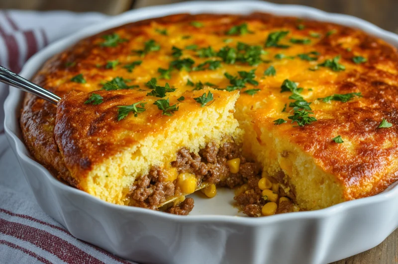 Cowboy Cornbread Casserole Recipe