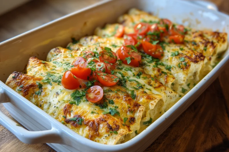 Creamy Chicken Enchiladas Recipe