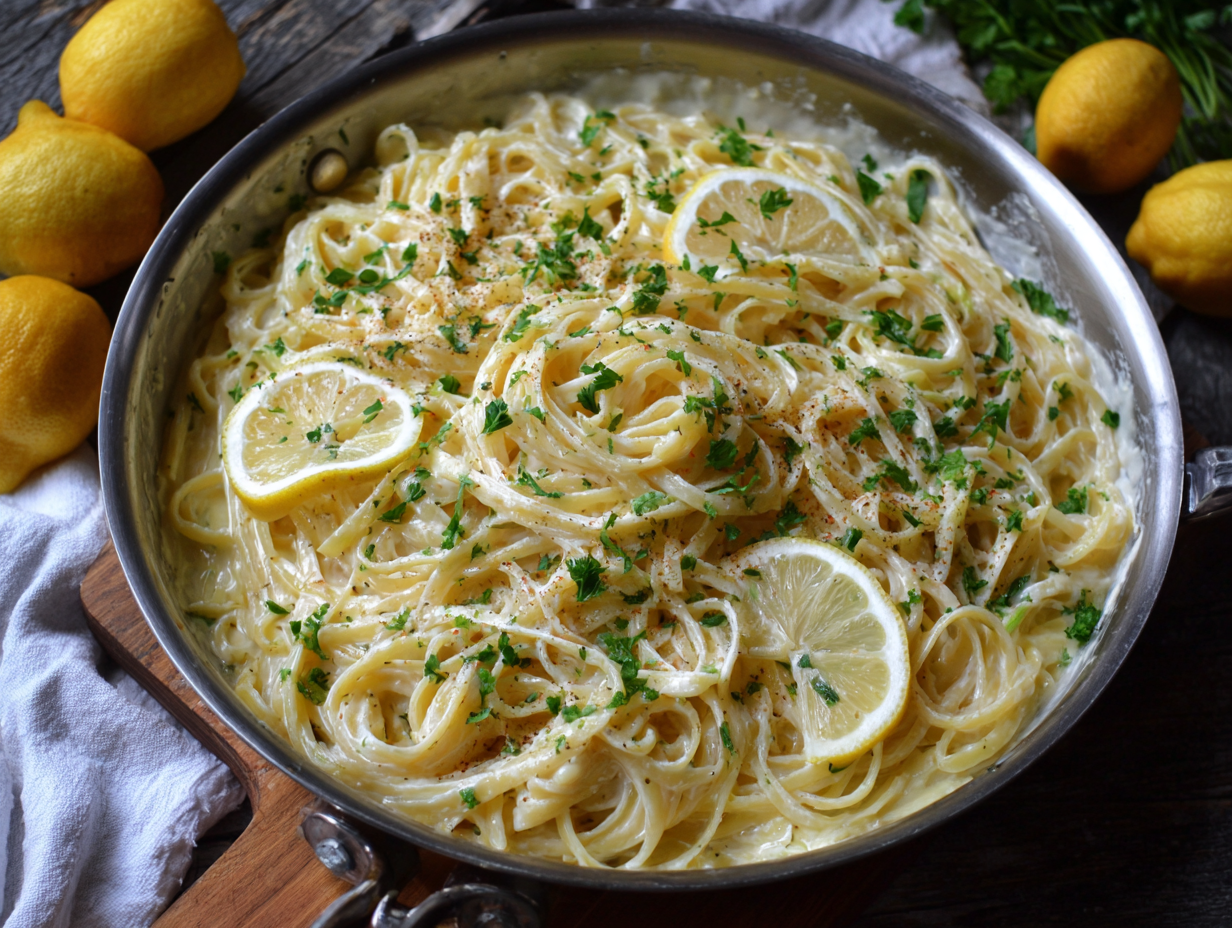 Creamy Lemon Pasta Recipe