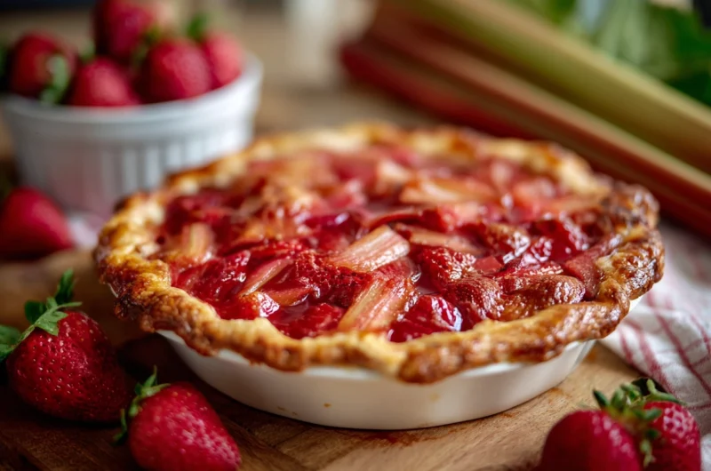 Delicious Strawberry Rhubarb Pie Filling Recipe