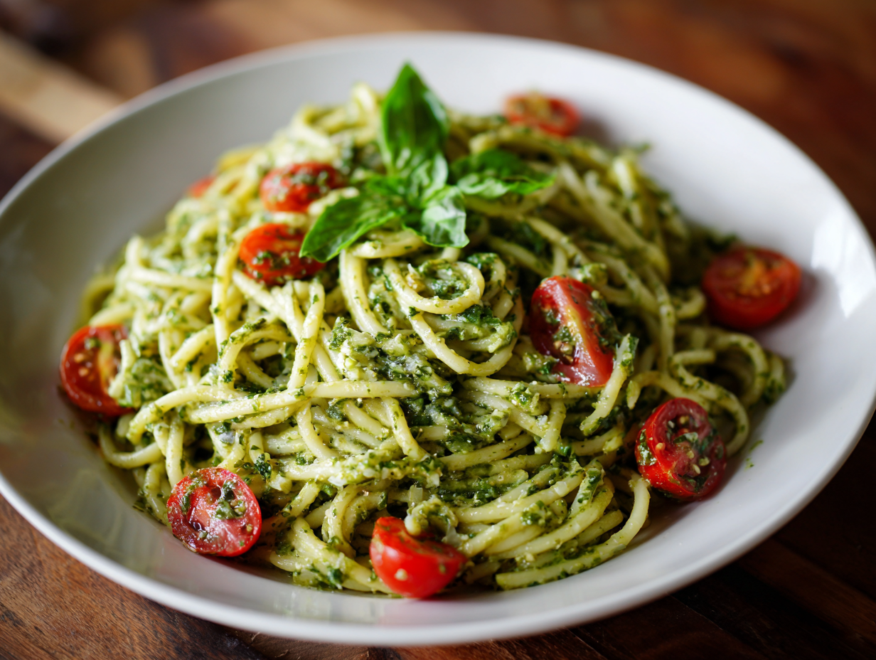 Easy Pesto Pasta Recipe