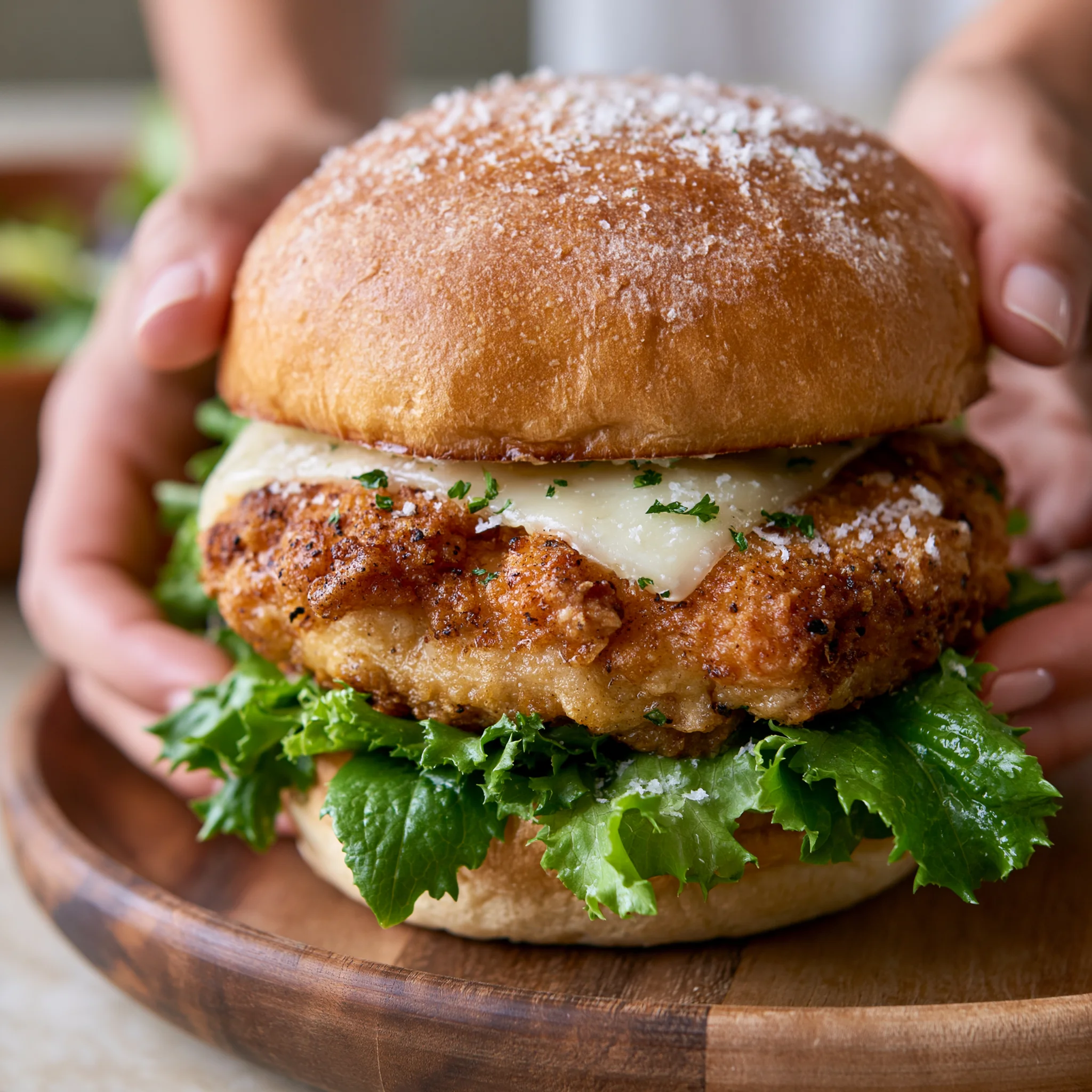Fried Chicken Caesar Sandwich