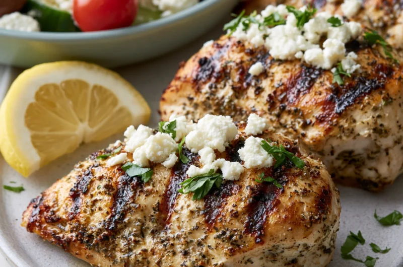 Easy Greek Style Grilled Chicken Recipe