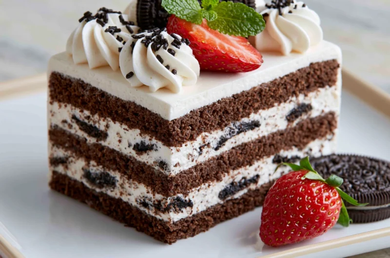 Homemade Oreo Cream Bento Cake Recipe