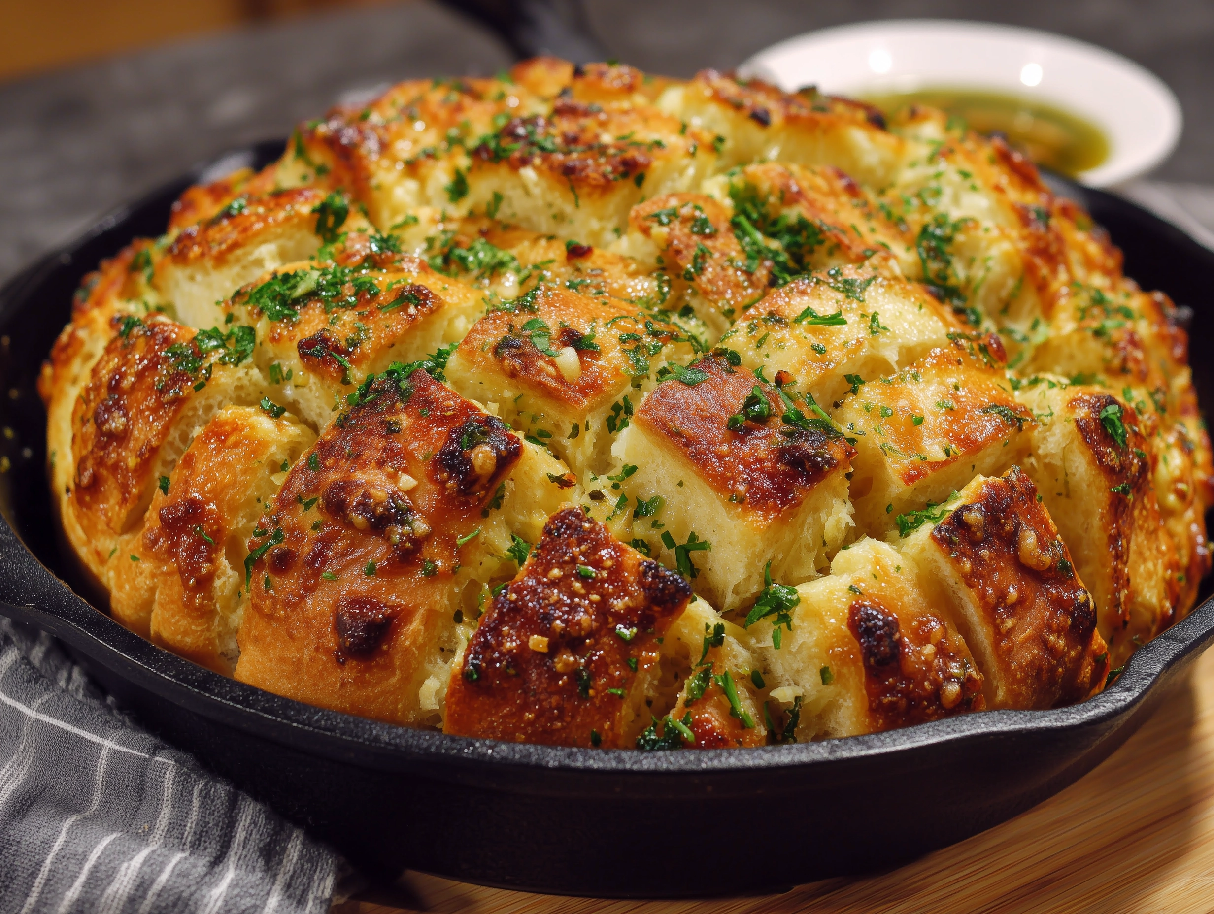 Pull Apart Garlic Bread Recipe