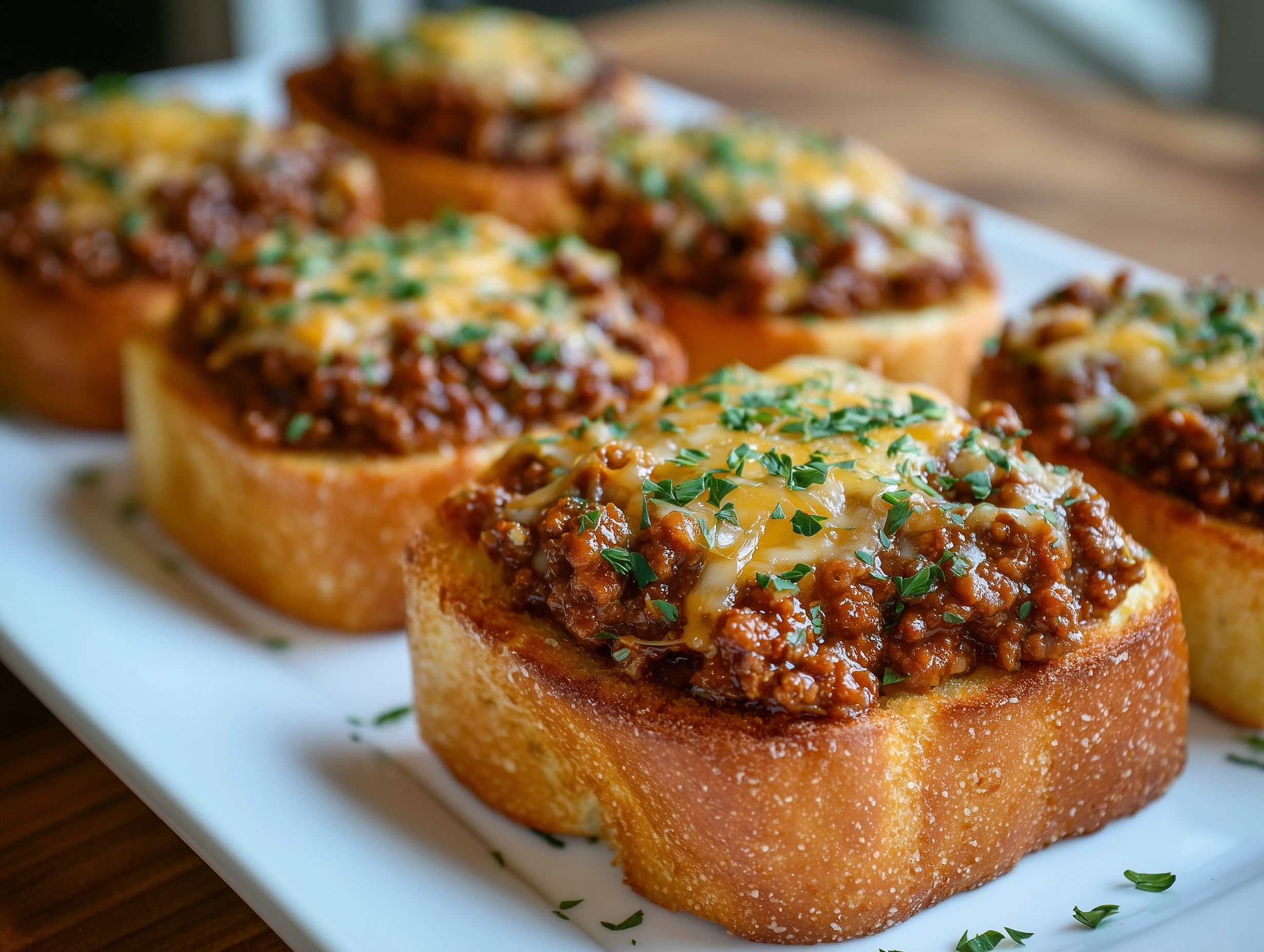 Simple Garlic Bread Sloppy Joes Recipe