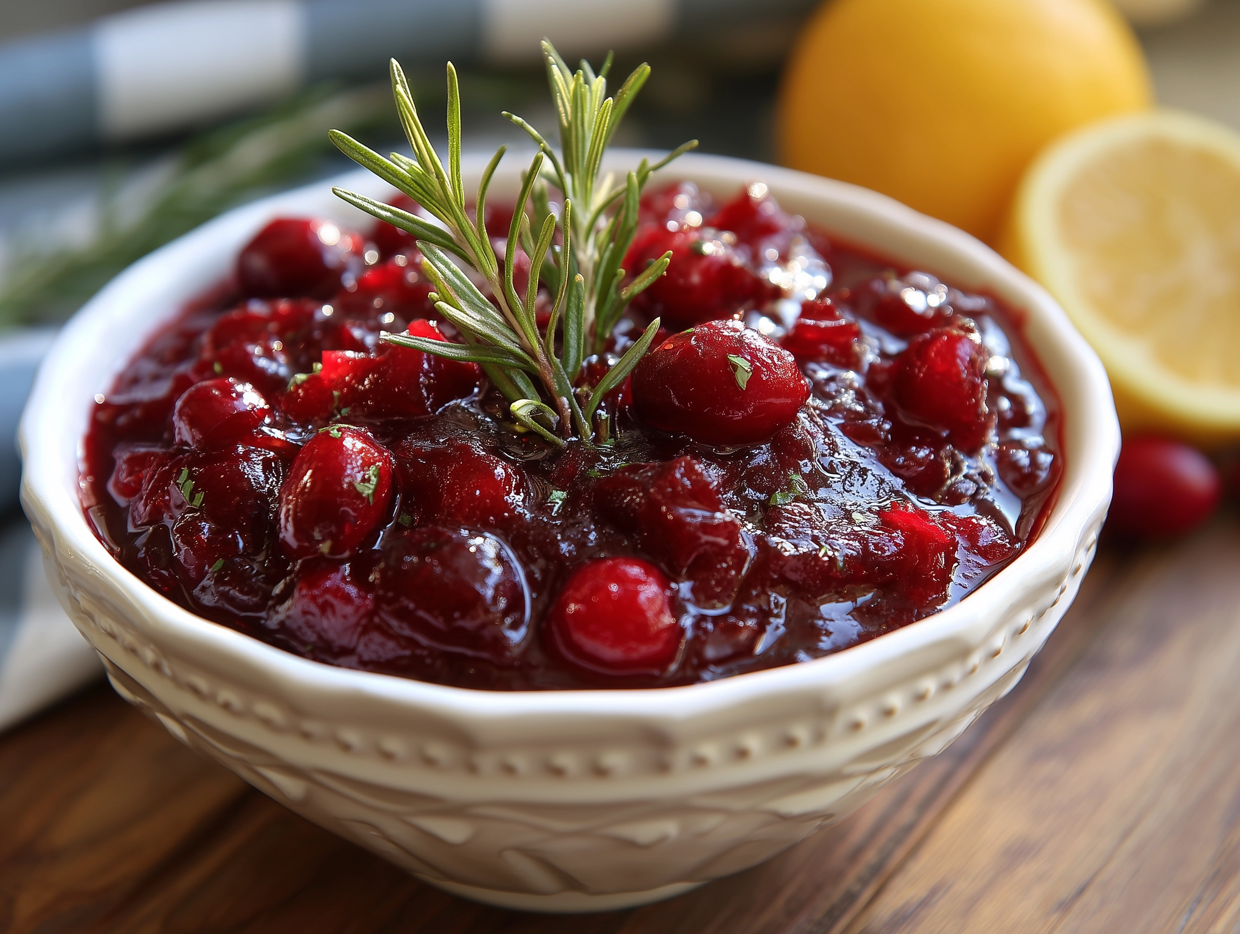 Simple Homemade Cranberry Sauce.