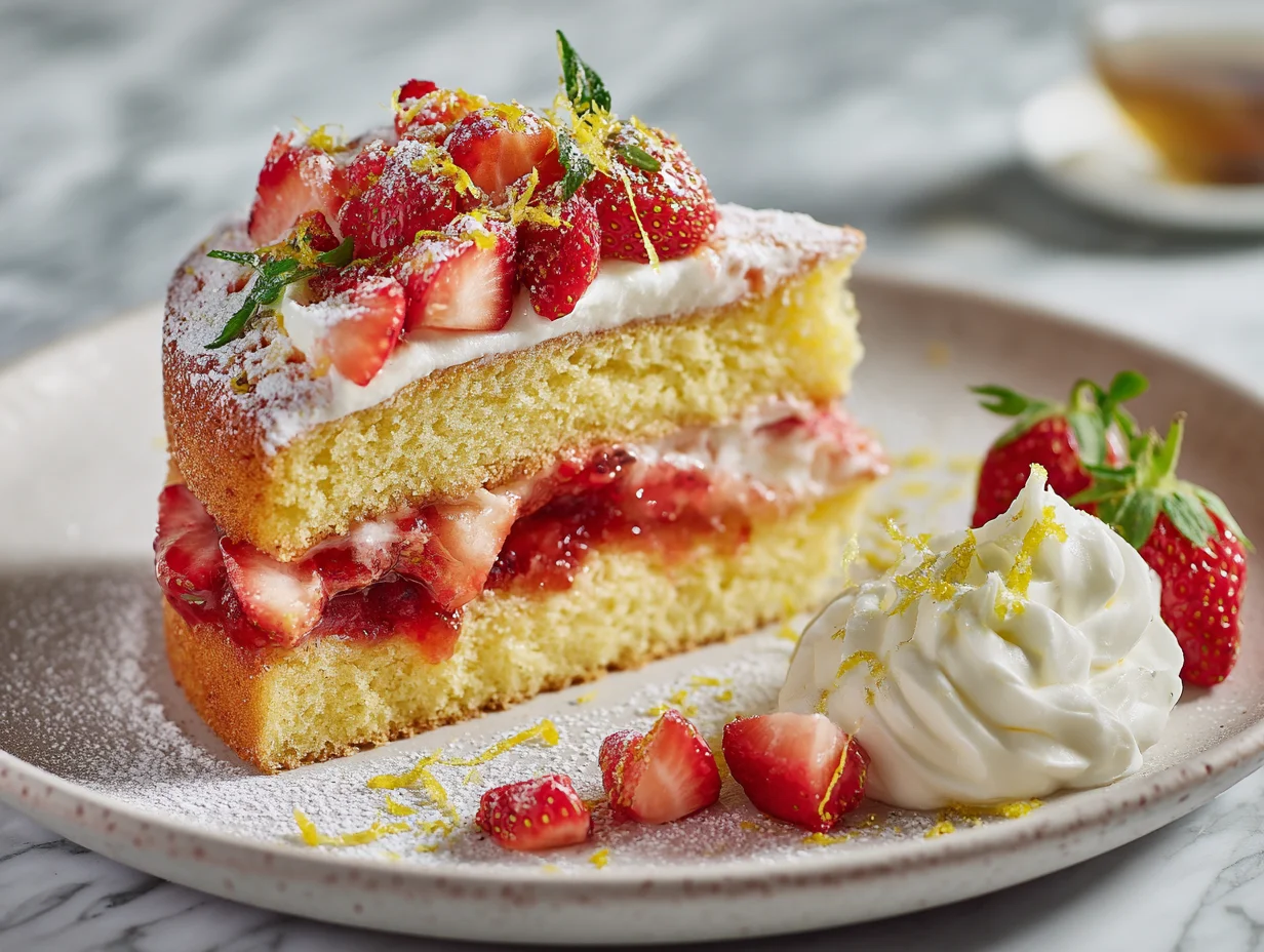 Strawberry Jam Layer Bento Cake