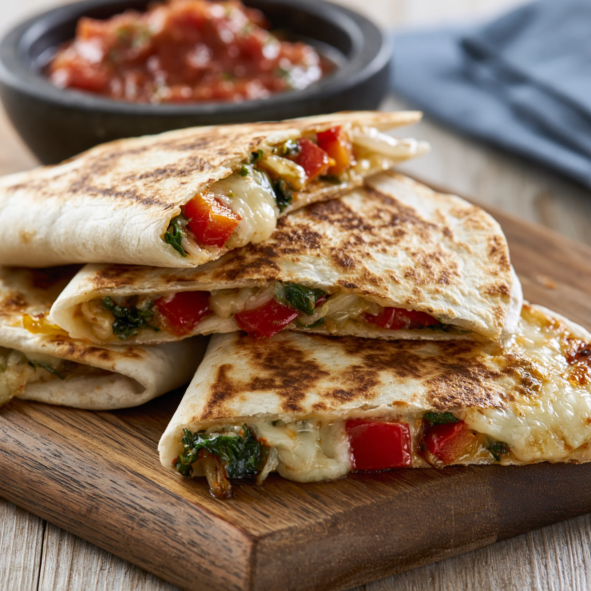 Vegetable-Packed Quesadilla Recipe