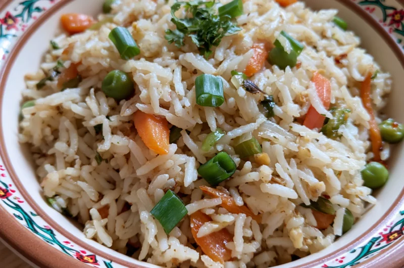 Easy Vegetarian Fried Rice Recipe Just in 20 Minutes
