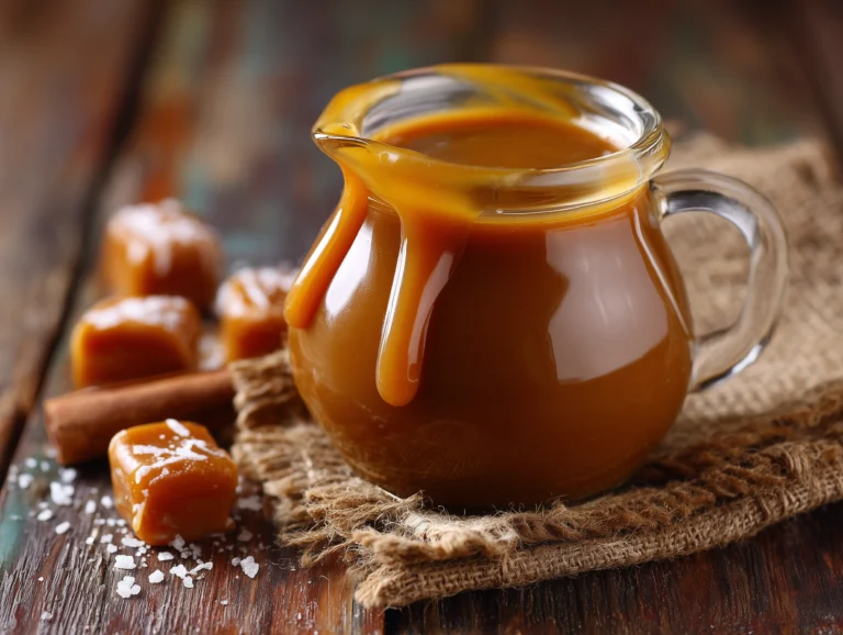 caramel sauce..