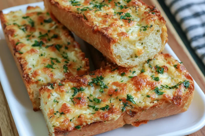 Cheesy Garlic Bread Recipe