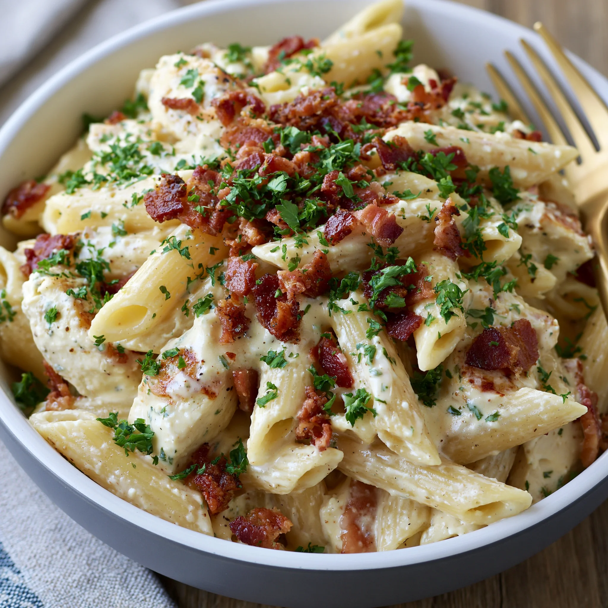 chicken bacon ranch pasta