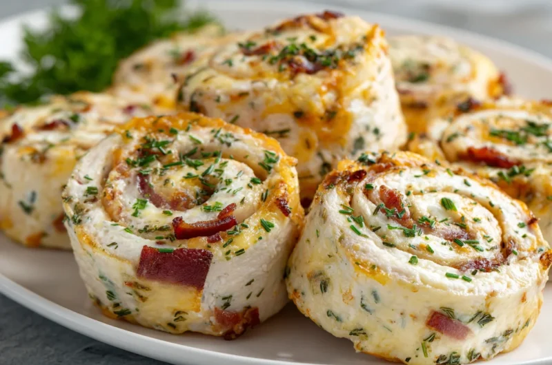 Easy Chicken Bacon Ranch Pinwheels Recipe