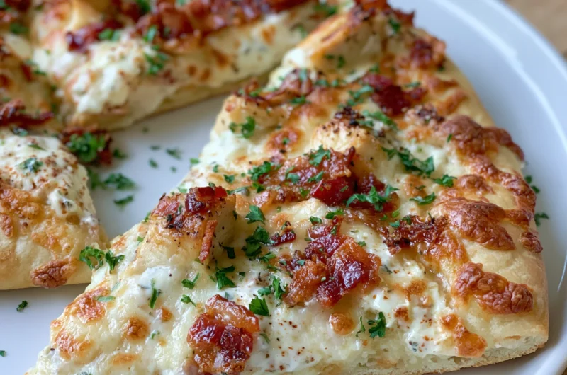 Easy Chicken Bacon Ranch Pizza Recipe