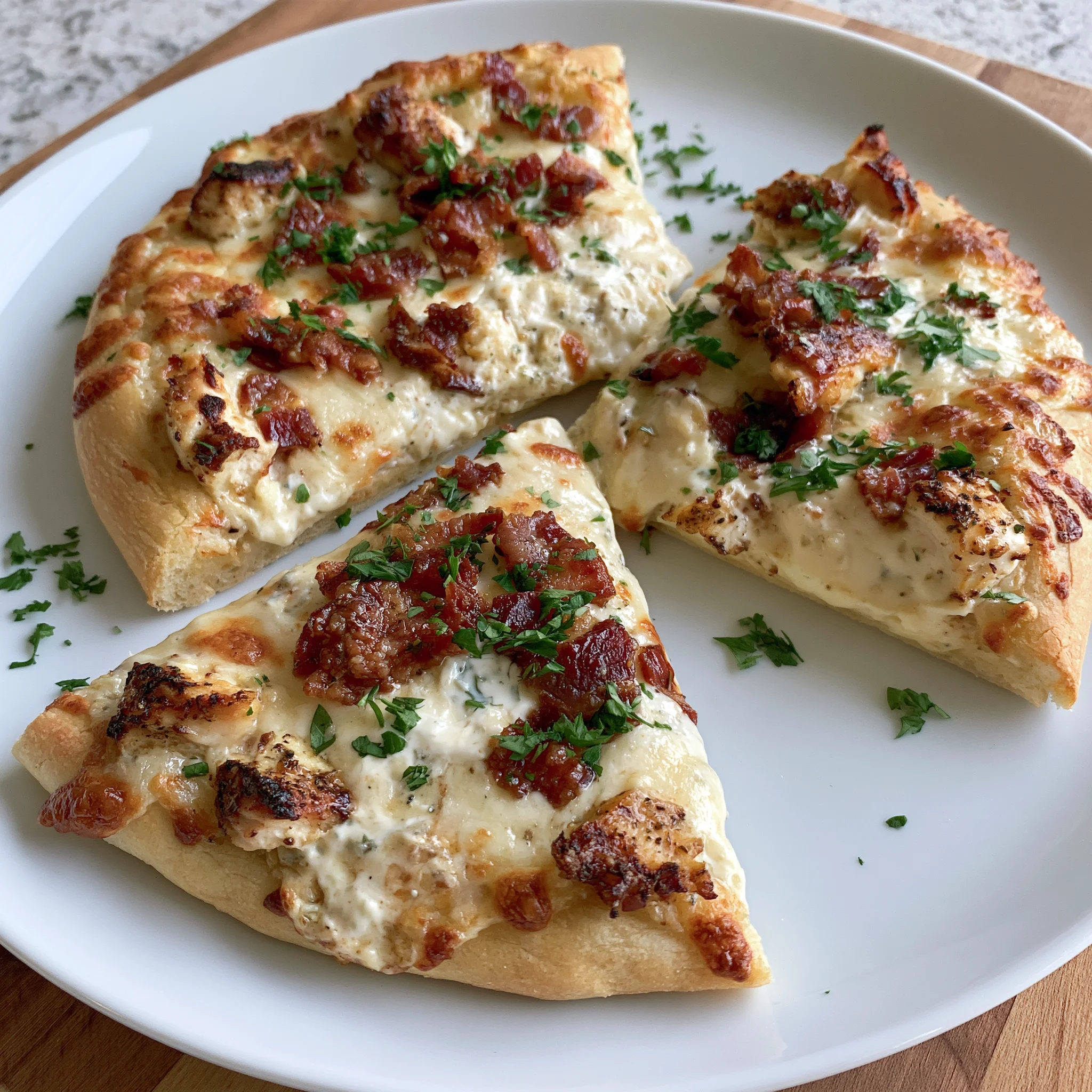 chicken bacon ranch pizza