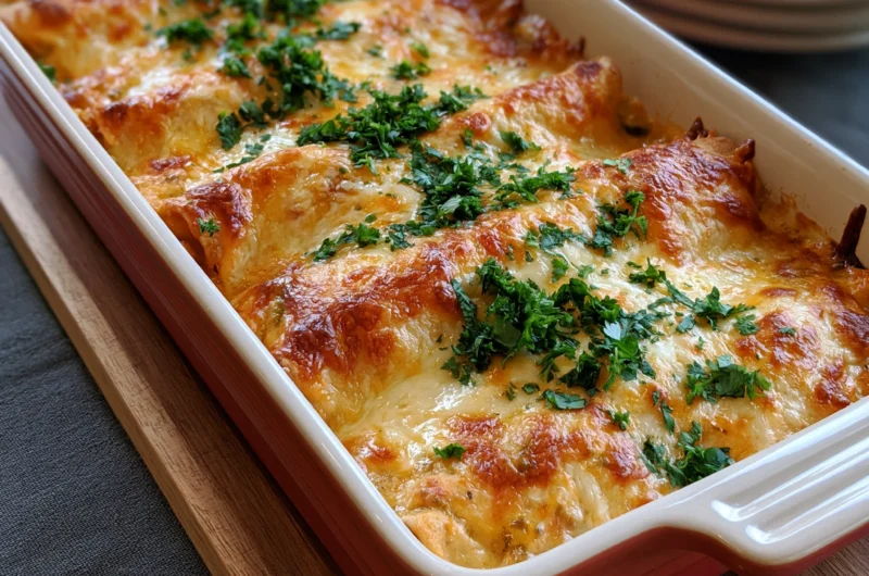 Creamy Chicken Enchiladas Recipe