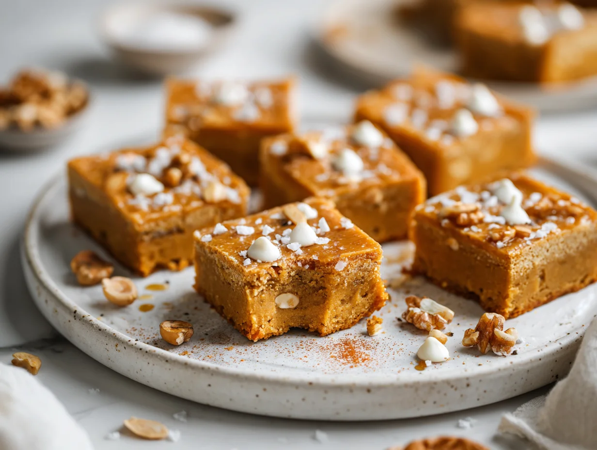 chickpea blondies