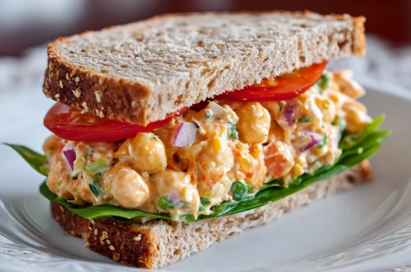 Quick and Easy Chickpea Salad Sandwich Recipe