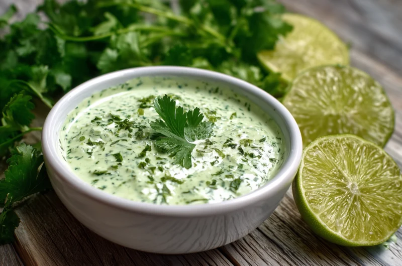 Cilantro Lime Sauce Recipe