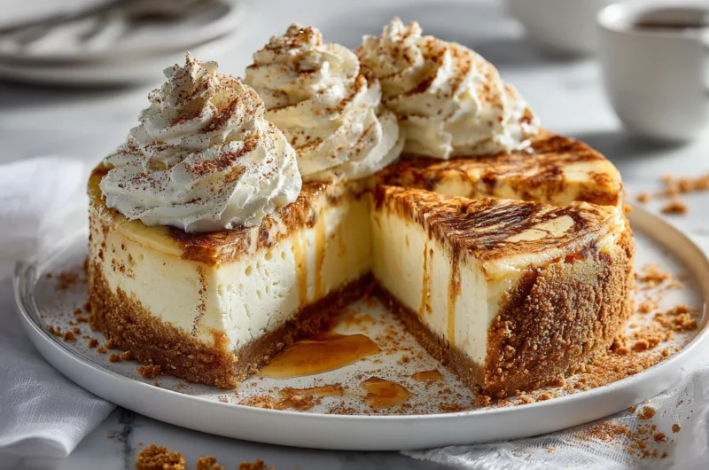 Easy Cinnamon Roll Cheesecake Recipe