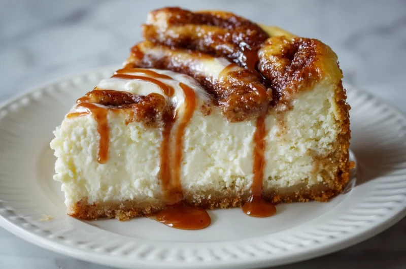 Cinnamon Roll Honey Bun Cheesecake Recipe