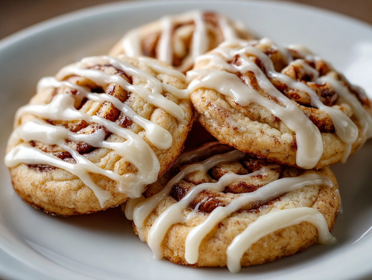 Delicious Cinnamon Roll Cheesecake Cookies Recipe