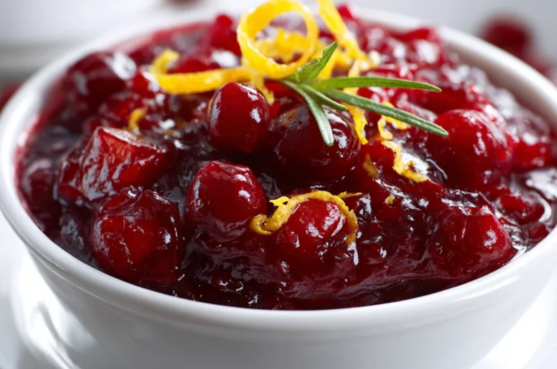 Simple Homemade Cranberry Sauce