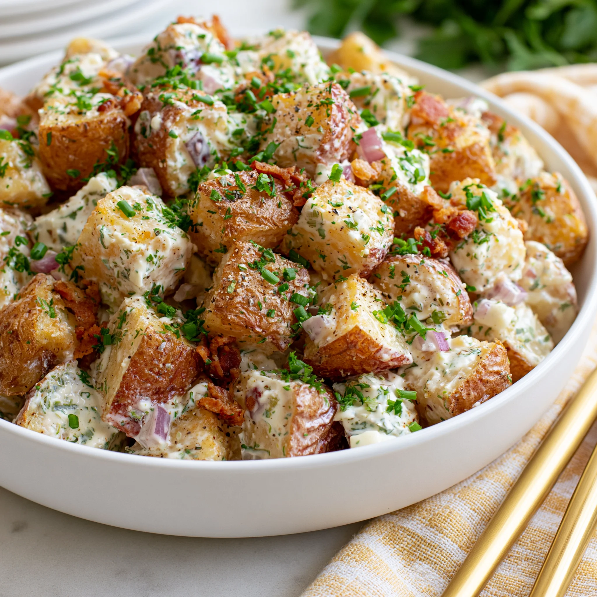 crispy potato salad