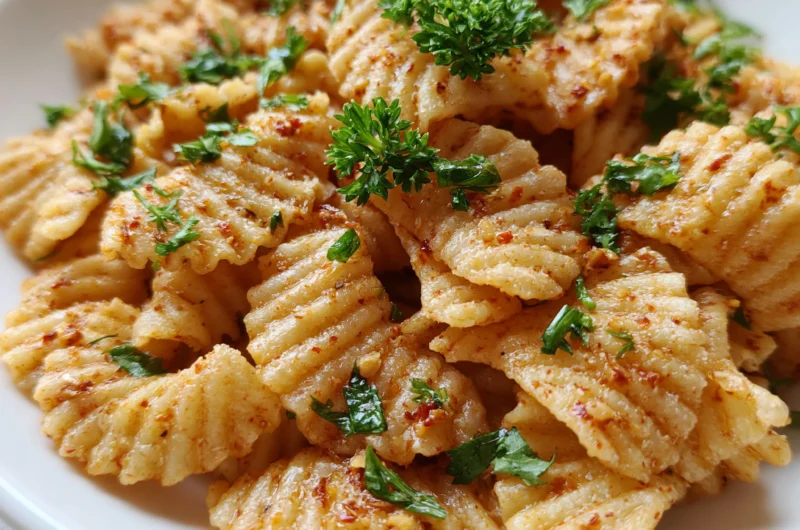 Homemade Crispy Pasta Chips Recipe