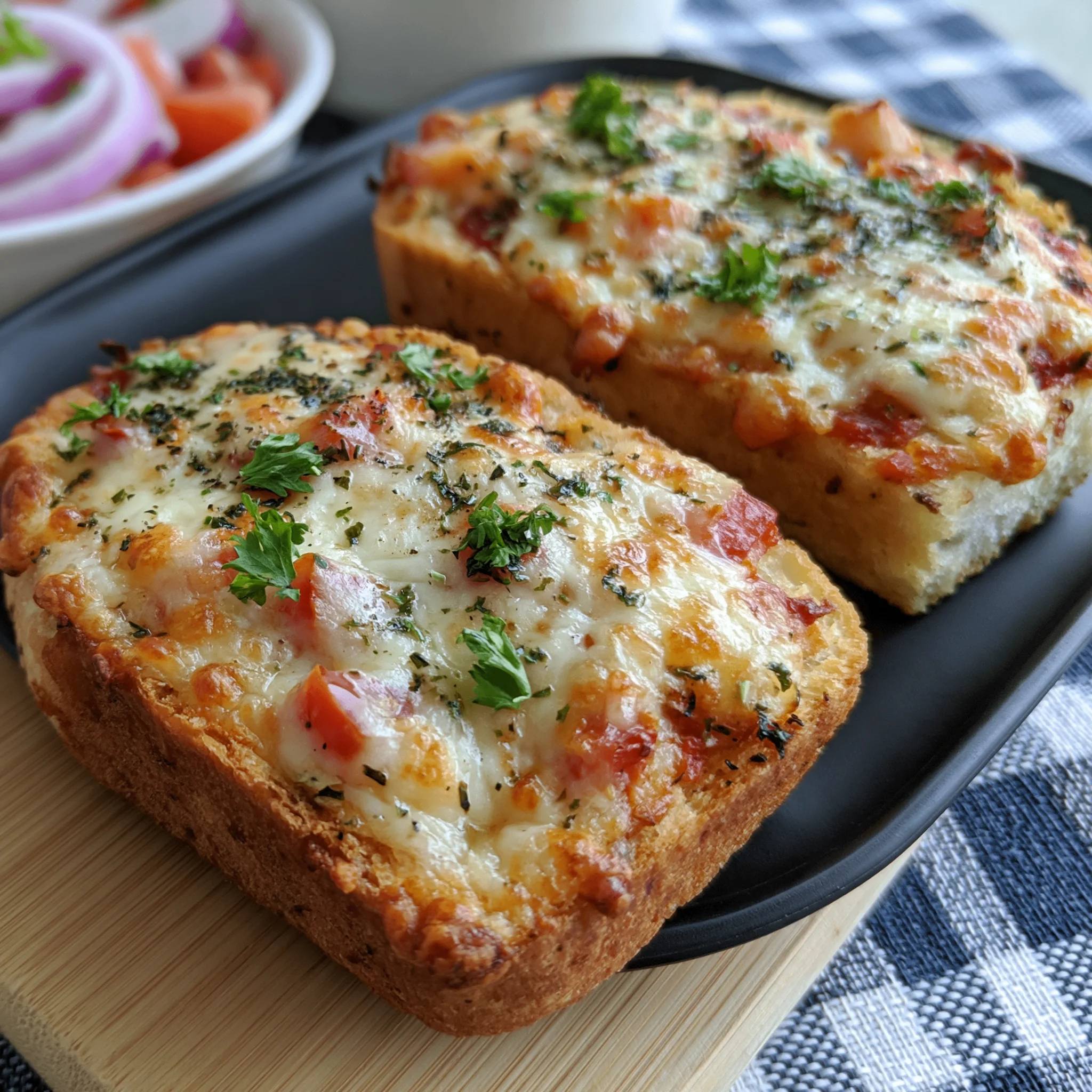 garlic bread pizza