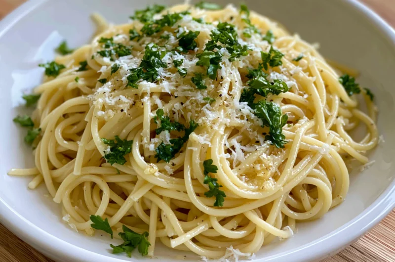 Creamy Garlic Butter Pasta in 20 Minutes