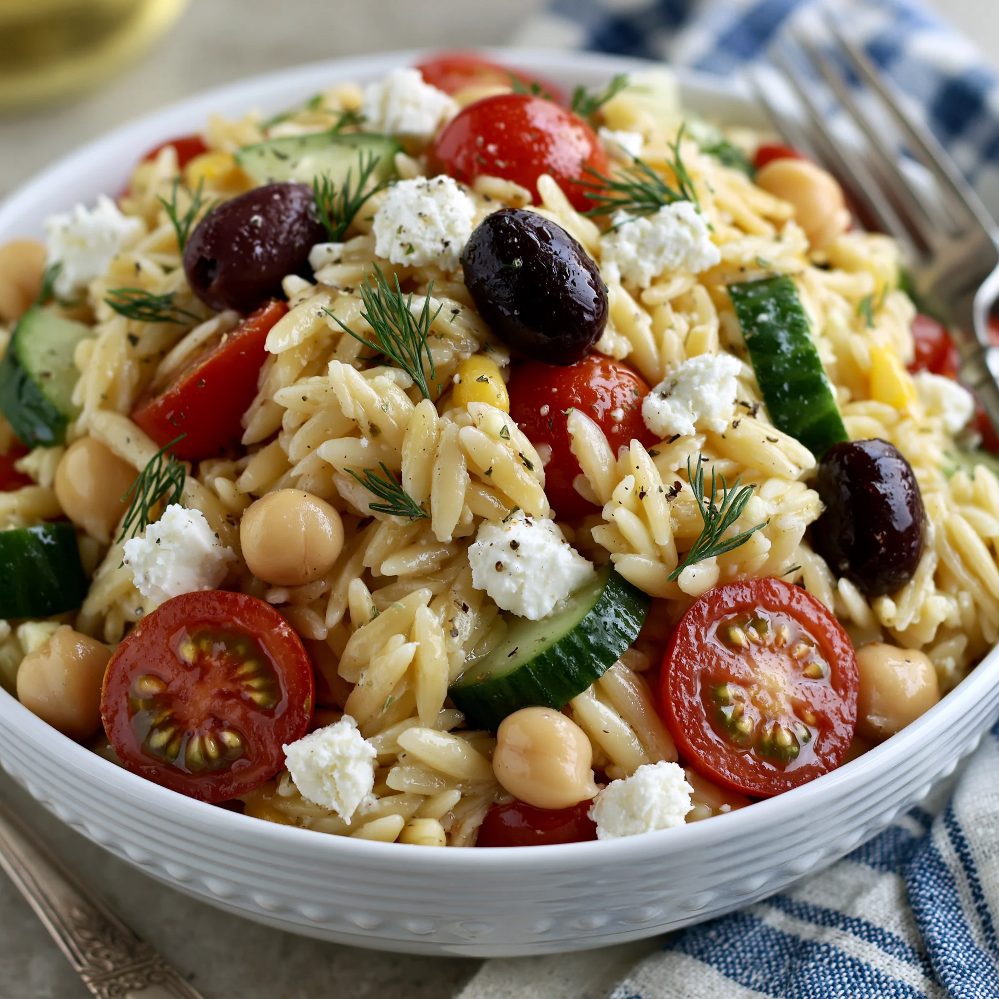 greek orzo pasta salad