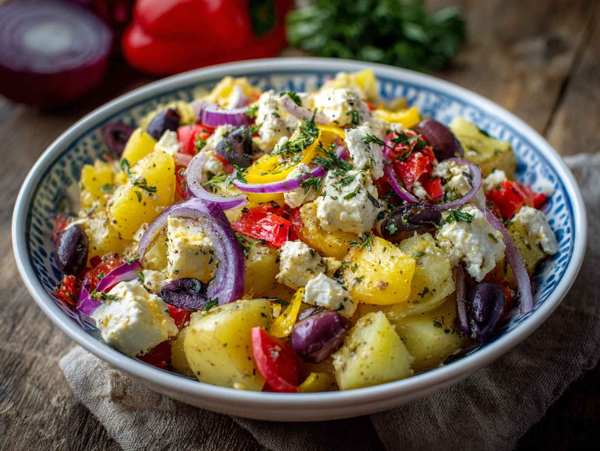 Easy Greek Potato Salad Recipe