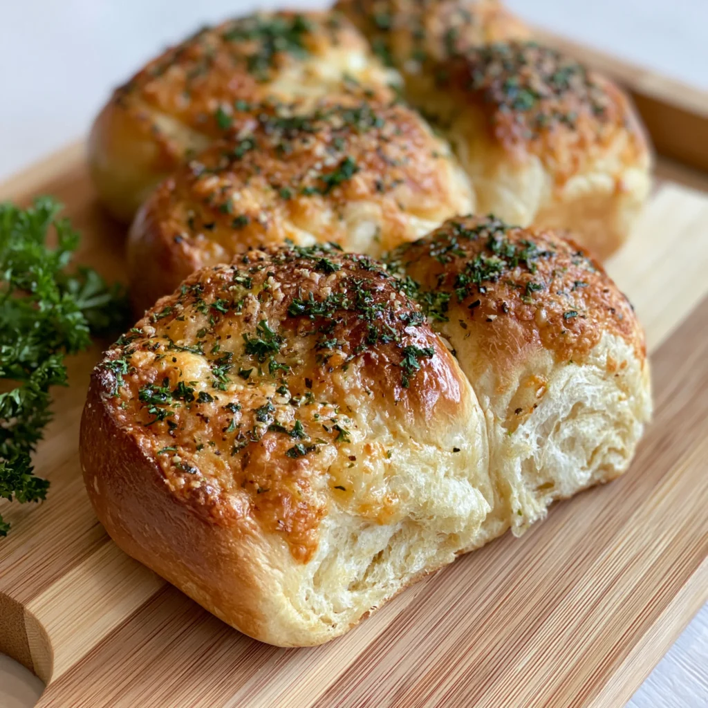 hawaiian roll garlic bread