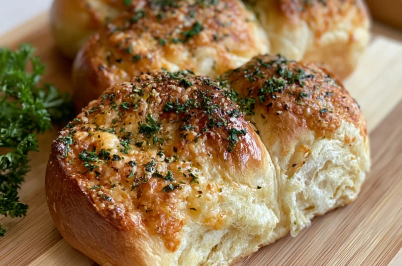 Hawaiian Roll Garlic Bread in Minutes
