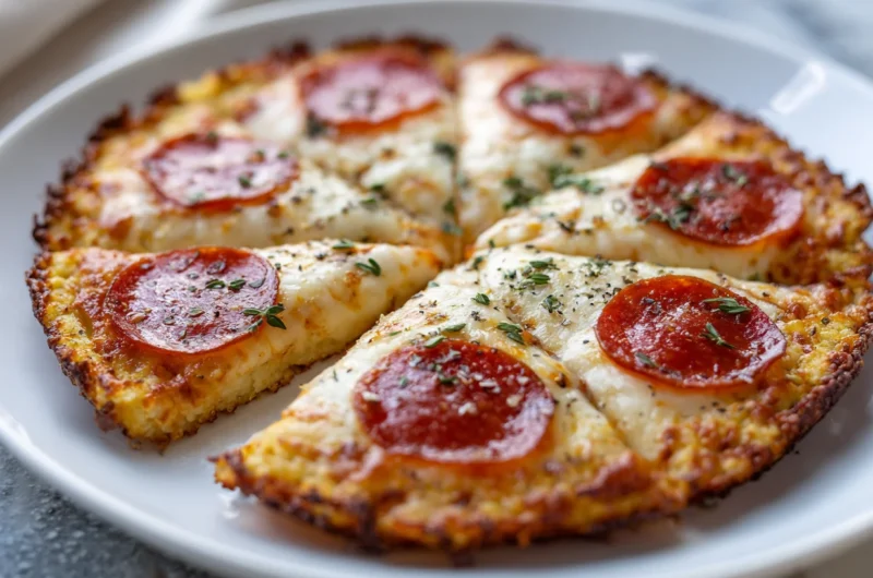 Crispy Keto Pizza Crust Recipe