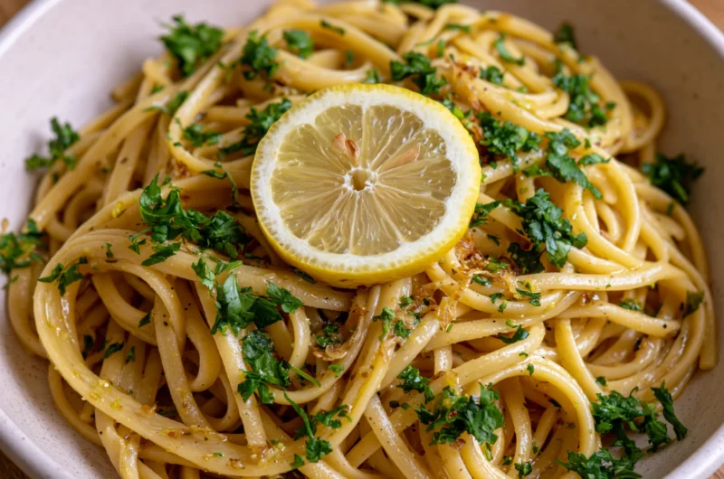 Creamy Lemon Garlic Pasta Everyone Loves