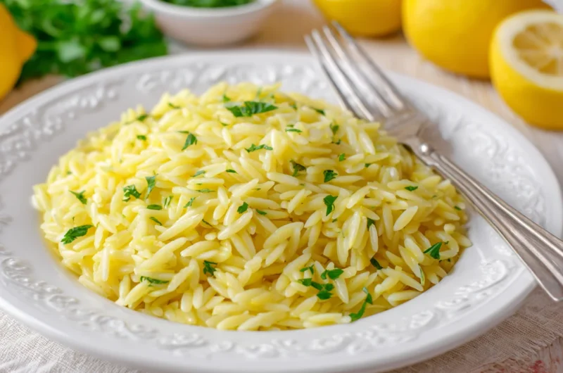 Easy Lemon Orzo Pasta Recipe