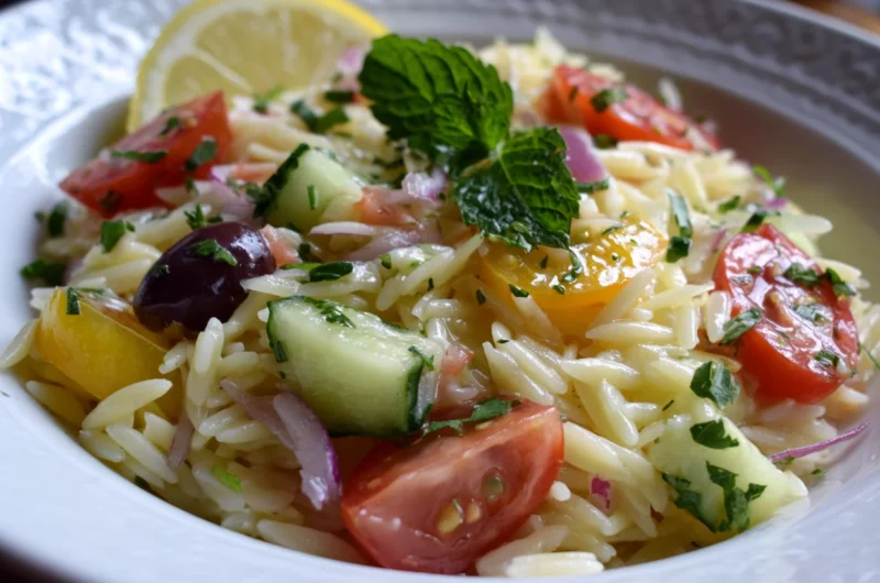 Simple Lemon Orzo Salad Recipe You’ll Keep Making