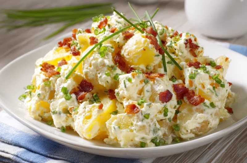 Easy Loaded Potato Salad Recipe Everyone Loves