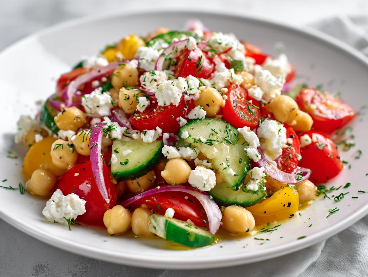 mediterranean chickpea salad