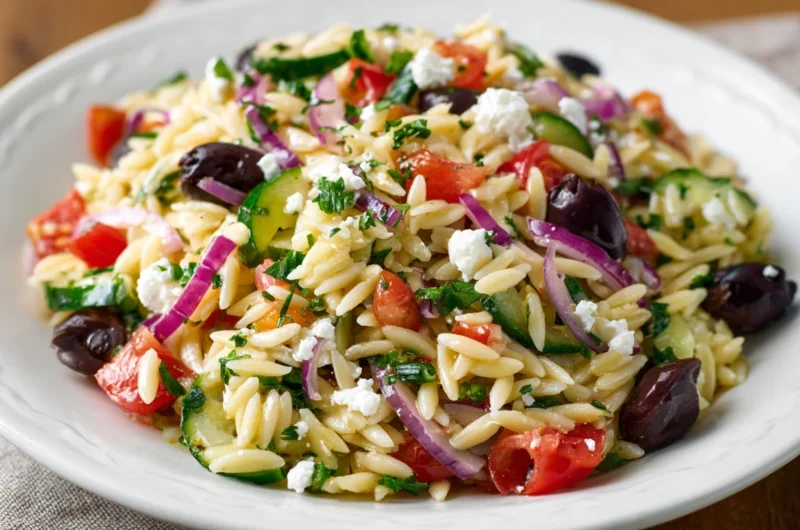 Flavor-Packed Mediterranean Orzo Salad Recipe to Try