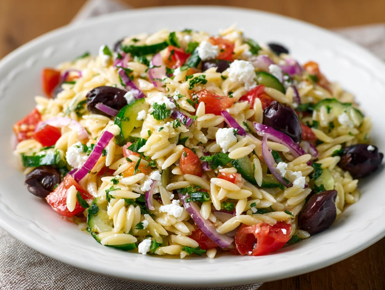 mediterranean orzo salad