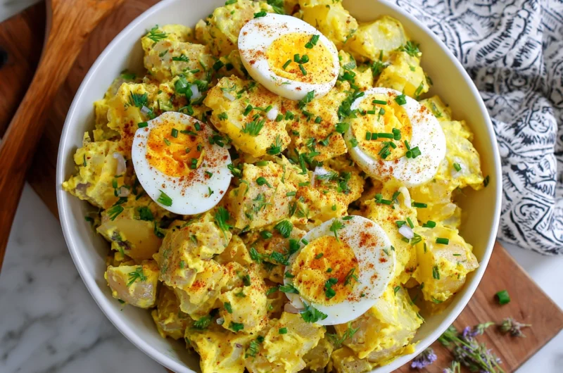 Easy Mustard Potato Salad Recipe
