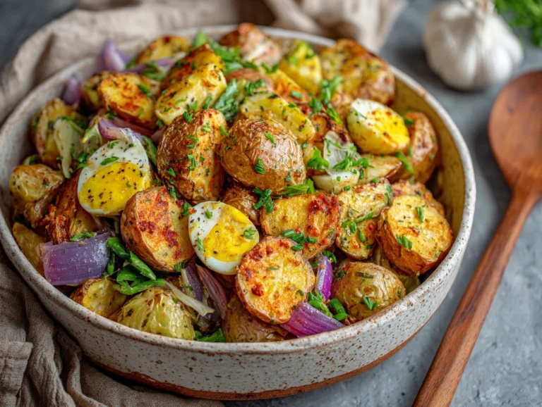 roasted potato salad.