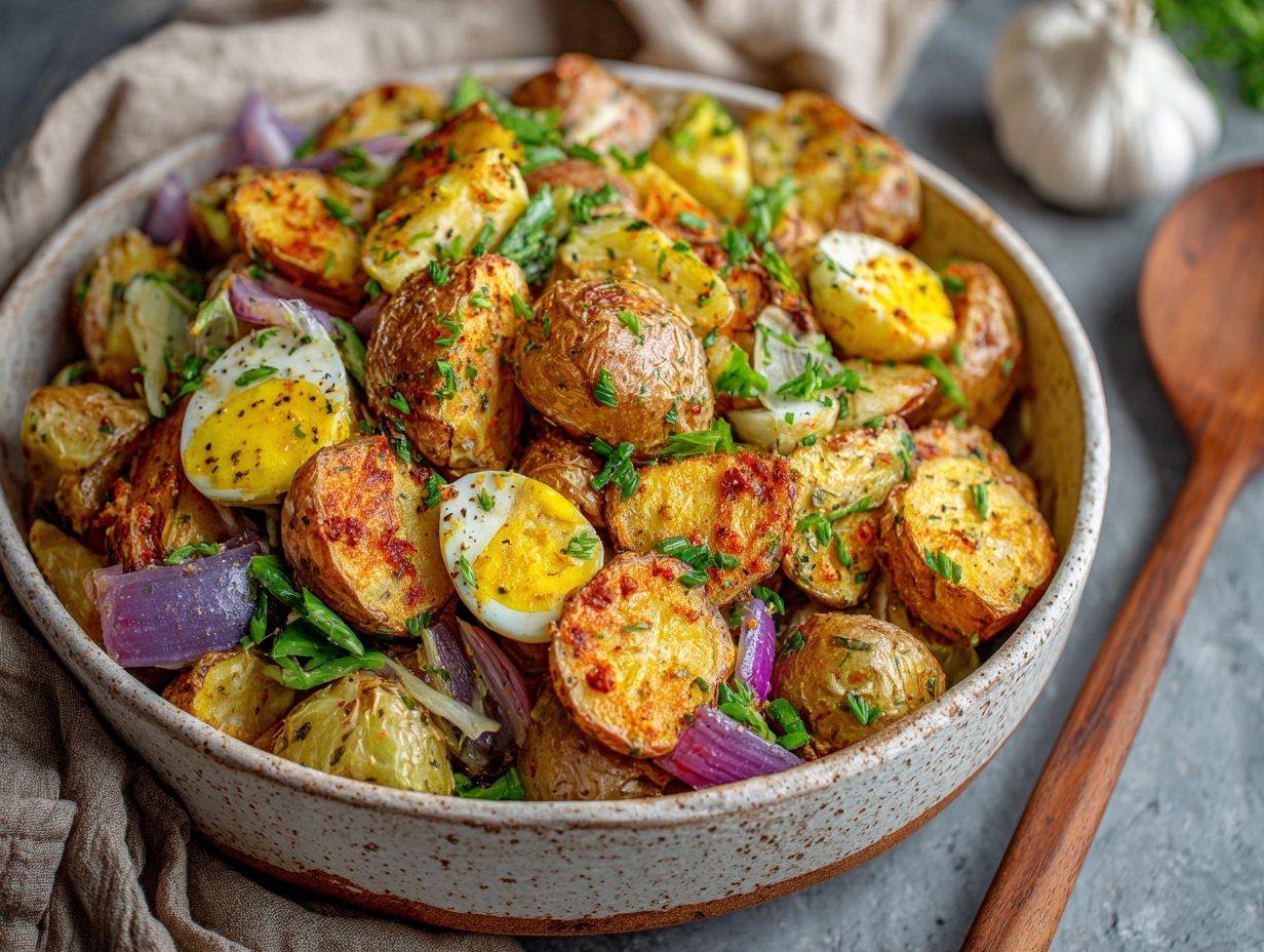 Crispy Roasted Potato Salad Recipe