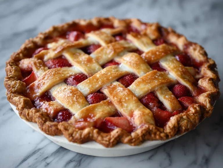 strawberry rhubarb pie